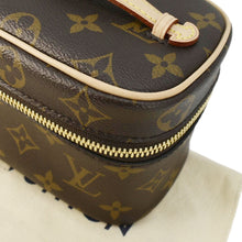 Load image into Gallery viewer, LOUIS VUITTON Nice Nano Monogram Canvas Toiletry Pouch Brown