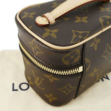 Load image into Gallery viewer, LOUIS VUITTON Nice Nano Monogram Canvas Toiletry Pouch Brown