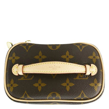 Load image into Gallery viewer, LOUIS VUITTON Nice Nano Monogram Canvas Toiletry Pouch Brown