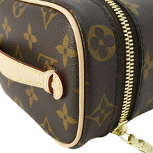 Load image into Gallery viewer, LOUIS VUITTON Nice Nano Monogram Canvas Toiletry Pouch Brown