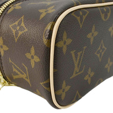 Load image into Gallery viewer, LOUIS VUITTON Nice Nano Monogram Canvas Toiletry Pouch Brown
