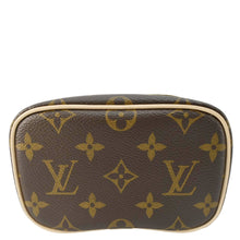 Load image into Gallery viewer, LOUIS VUITTON Nice Nano Monogram Canvas Toiletry Pouch Brown
