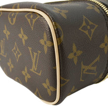 Load image into Gallery viewer, LOUIS VUITTON Nice Nano Monogram Canvas Toiletry Pouch Brown