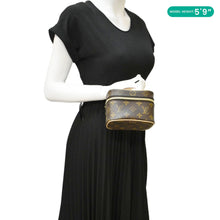 Load image into Gallery viewer, LOUIS VUITTON Nice Nano Monogram Canvas Toiletry Pouch Brown
