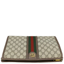 Load image into Gallery viewer, GUCCI Ophidia GG Supreme Canvas Pouch Beige 598234