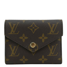 Load image into Gallery viewer, LOUIS VUITTON Victorine Monogram Canvas Wallet Brown