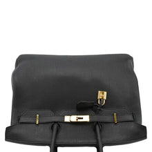 Load image into Gallery viewer, HERMES Birkin 35 Togo Leather Tote Bag Black upper look