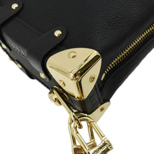 Load image into Gallery viewer, LOUIS VUITTON Side Trunk PM Grained Calf Leather Tote Bag Black