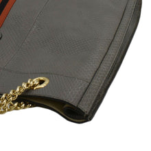 Load image into Gallery viewer, GUCCI Rajah Large Snakeskin Leather Tote Bag 537219