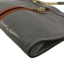 Load image into Gallery viewer, GUCCI Rajah Large Snakeskin Leather Tote Bag 537219
