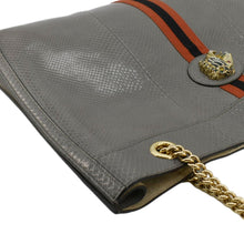Load image into Gallery viewer, GUCCI Rajah Large Snakeskin Leather Tote Bag 537219
