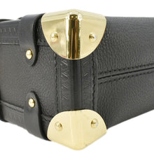 Load image into Gallery viewer, LOUIS VUITTON Side Trunk PM Grained Leather Tote Shoulder Bag Black