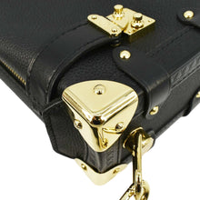 Load image into Gallery viewer, LOUIS VUITTON Side Trunk PM Grained Leather Tote Shoulder Bag Black