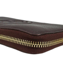 Load image into Gallery viewer, GUCCI Soho Leather Long Zippy Wallet Burgundy 308004