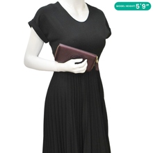 Load image into Gallery viewer, GUCCI Soho Leather Long Zippy Wallet Burgundy 308004