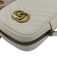 Load image into Gallery viewer, GUCCI GG Marmont Mini Matelasse Leather Shoulder Bag White 699759