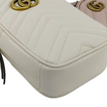 Load image into Gallery viewer, GUCCI GG Marmont Mini Matelasse Leather Shoulder Bag White 699759