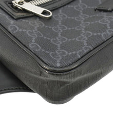 Load image into Gallery viewer, GUCCI GG Supreme Canvas Belt Bumbag Bag Black 474293
