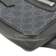Load image into Gallery viewer, GUCCI GG Supreme Canvas Belt Bumbag Bag Black 474293