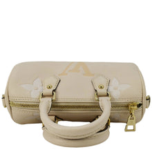 Load image into Gallery viewer, LOUIS VUITTON Papillon BB Monogram Empreinte Leather Shoulder Bag Off White
