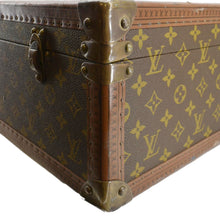 Load image into Gallery viewer, LOUIS VUITTON Bisten Vintage Monogram Canvas Travel Trunk Suitcase Bag Brown