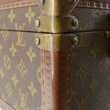 Load image into Gallery viewer, LOUIS VUITTON Bisten Vintage Monogram Canvas Travel Trunk Suitcase Bag Brown