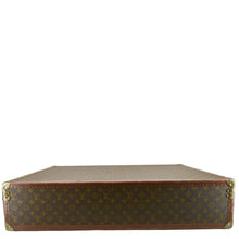 Load image into Gallery viewer, LOUIS VUITTON Bisten Vintage Monogram Canvas Travel Trunk Suitcase Bag Brown