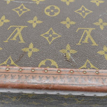 Load image into Gallery viewer, LOUIS VUITTON Bisten Vintage Monogram Canvas Travel Trunk Suitcase Bag Brown