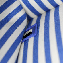 Load image into Gallery viewer, CHANEL Coco Envelope Flap Quilted Chevron Leather Crossbody Bag Blue