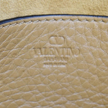 Load image into Gallery viewer, VALENTINO Garavani Rockstud Overlay Flap Small Leather Crossbody Bag Brown
