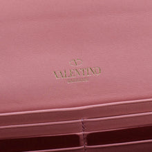 Load image into Gallery viewer, VALENTINO Garavani Rockstud Spike Leather Wallet Dusty Pink