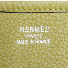 Load image into Gallery viewer, HERMES Evelyne Clemence PM Leather Crossbody Bag Lime