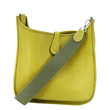 Load image into Gallery viewer, HERMES Evelyne Clemence PM Leather Crossbody Bag Lime
