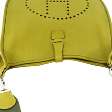 Load image into Gallery viewer, HERMES Evelyne Clemence PM Leather Crossbody Bag Lime