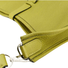 Load image into Gallery viewer, HERMES Evelyne Clemence PM Leather Crossbody Bag Lime