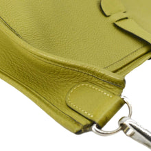 Load image into Gallery viewer, HERMES Evelyne Clemence PM Leather Crossbody Bag Lime