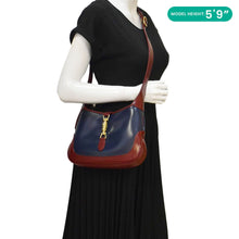 Load image into Gallery viewer, GUCCI Jackie 1961 Small Leather Shoulder Bag Blue 636706