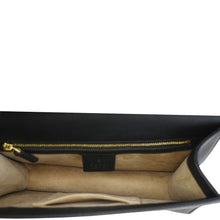 Load image into Gallery viewer, GUCCI Sylvie Small Web Leather Shoulder Bag Black 421882