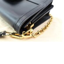 Load image into Gallery viewer, LOUIS VUITTON Dauphine MM Smooth Leather Shoulder Bag Black