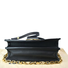 Load image into Gallery viewer, LOUIS VUITTON Dauphine MM Smooth Leather Shoulder Bag Black