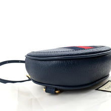 Load image into Gallery viewer, Gucci Ophidia Mini Flora GG Round Web Monogram Backpack - Bottom Left