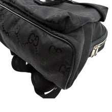 Load image into Gallery viewer, Gucci Off The Grid GG Nylon Backpack Bag in Black - Bottom Right