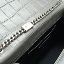 Load image into Gallery viewer, Yves Saint Laurent Kate Monogramme Leather Crossbody Bag Grey