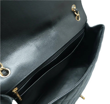 Load image into Gallery viewer, Chanel Single Flap Caviar Quilted Maxi Shoulder Bag Black