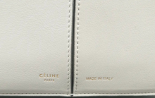 Load image into Gallery viewer, Celine Tri-Fold Smooth Calfskin Shoulder Bag Light Grey