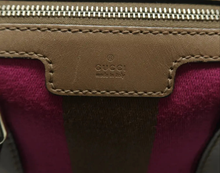 Load image into Gallery viewer, Gucci Vintage Web Original GG Boston Bag Brown