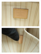 Load image into Gallery viewer, Louis Vuitton Neverfull MM Damier Azur Tote Shoulder Bag Rose Bellarine
