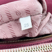 Load image into Gallery viewer, PRADA Galleria Double Zip Saffiano Leather Top Handle Tote Bag Pink