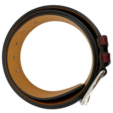 Load image into Gallery viewer, HERMES H Logo Leather Belt Black Size 110