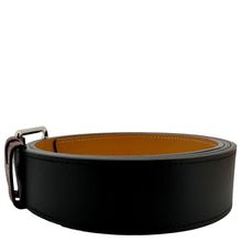 Load image into Gallery viewer, HERMES H Logo Leather Belt Black Size 110